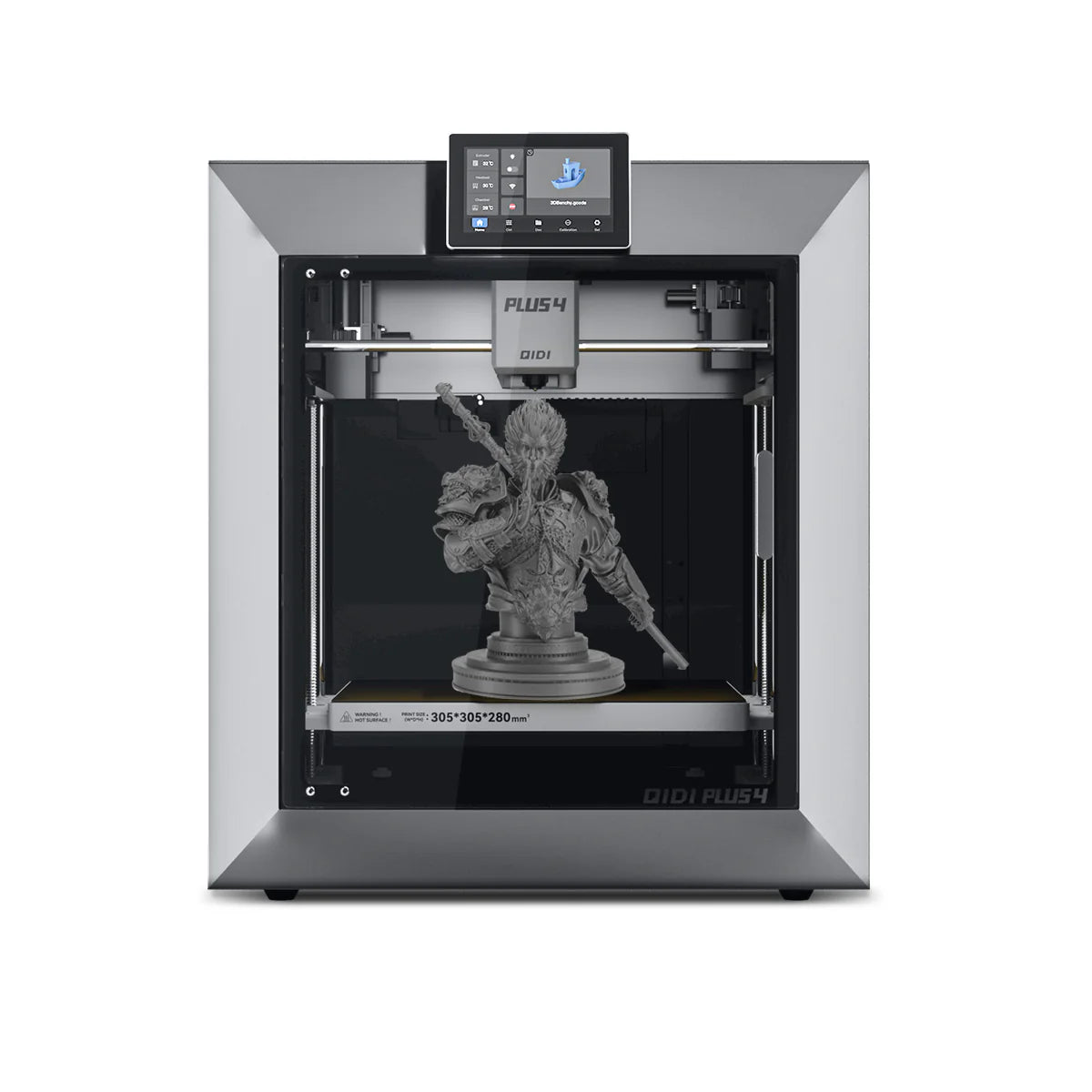 QIDI TECH PLUS4 3D Printer – 600mm/s Speed, High-Temp 370℃ Printing, Heated Chamber, Remote Control