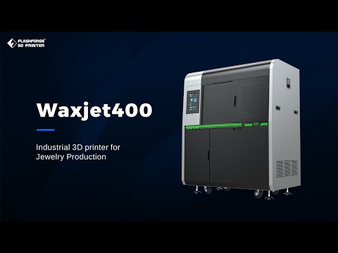 FLASHFORGE WaxJet 410 (MJP) Production 3D Printer, Single Print-Head