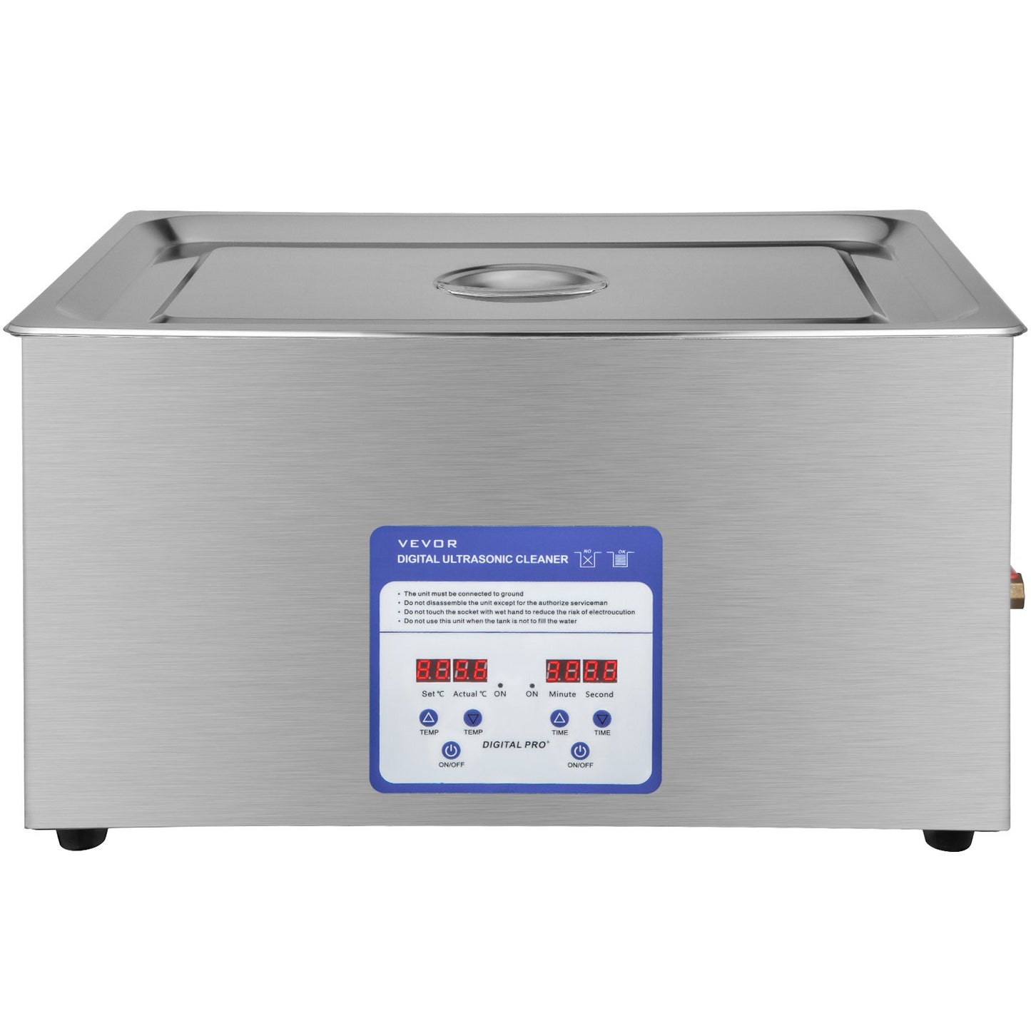 Digital Ultrasonic Cleaner 30L Jewelry Cleaning Machine inbuilt Heater Timer